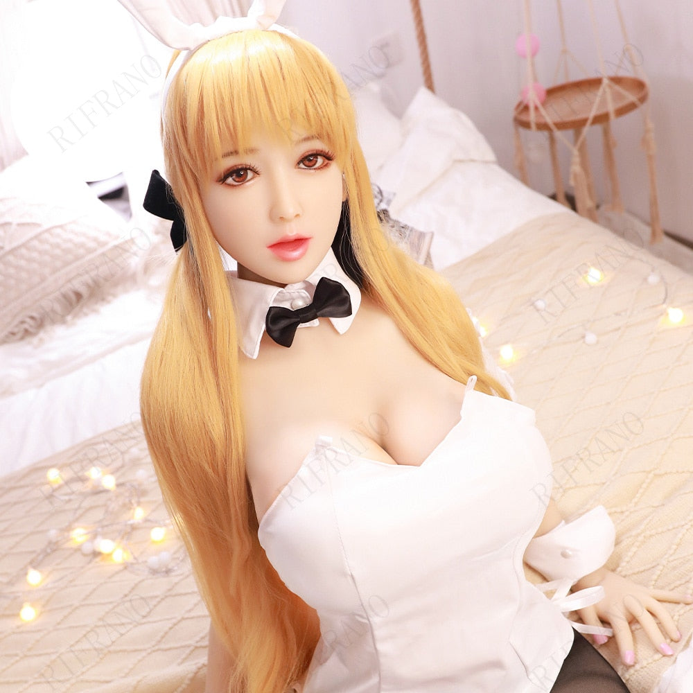 Newest TPE sex dolls 158cm skeleton adult love dolls lifelike full pussy3 Holes Japanese sexy big breasts for photo pic