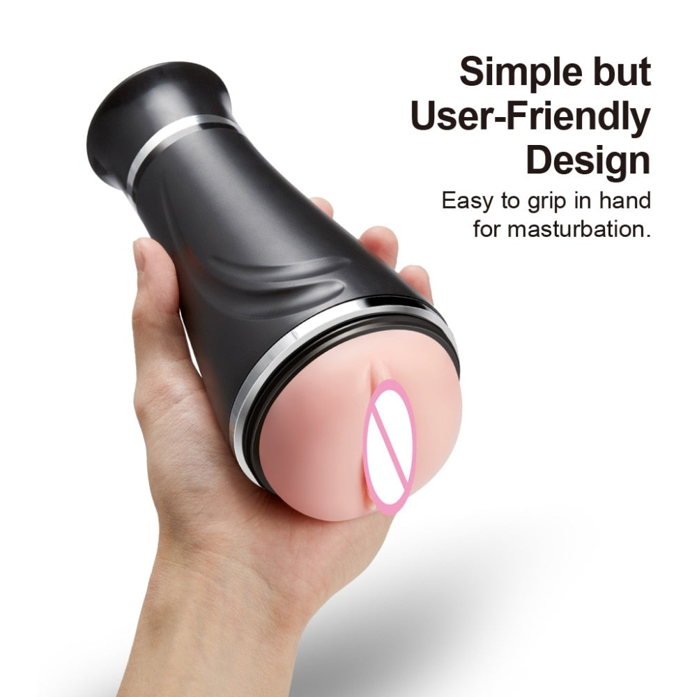 Adult Product Fuck Male Masturbation Cup Vagina Realistic Strong Suck Pocket Pussy Sex Toy for Men Masturbator image