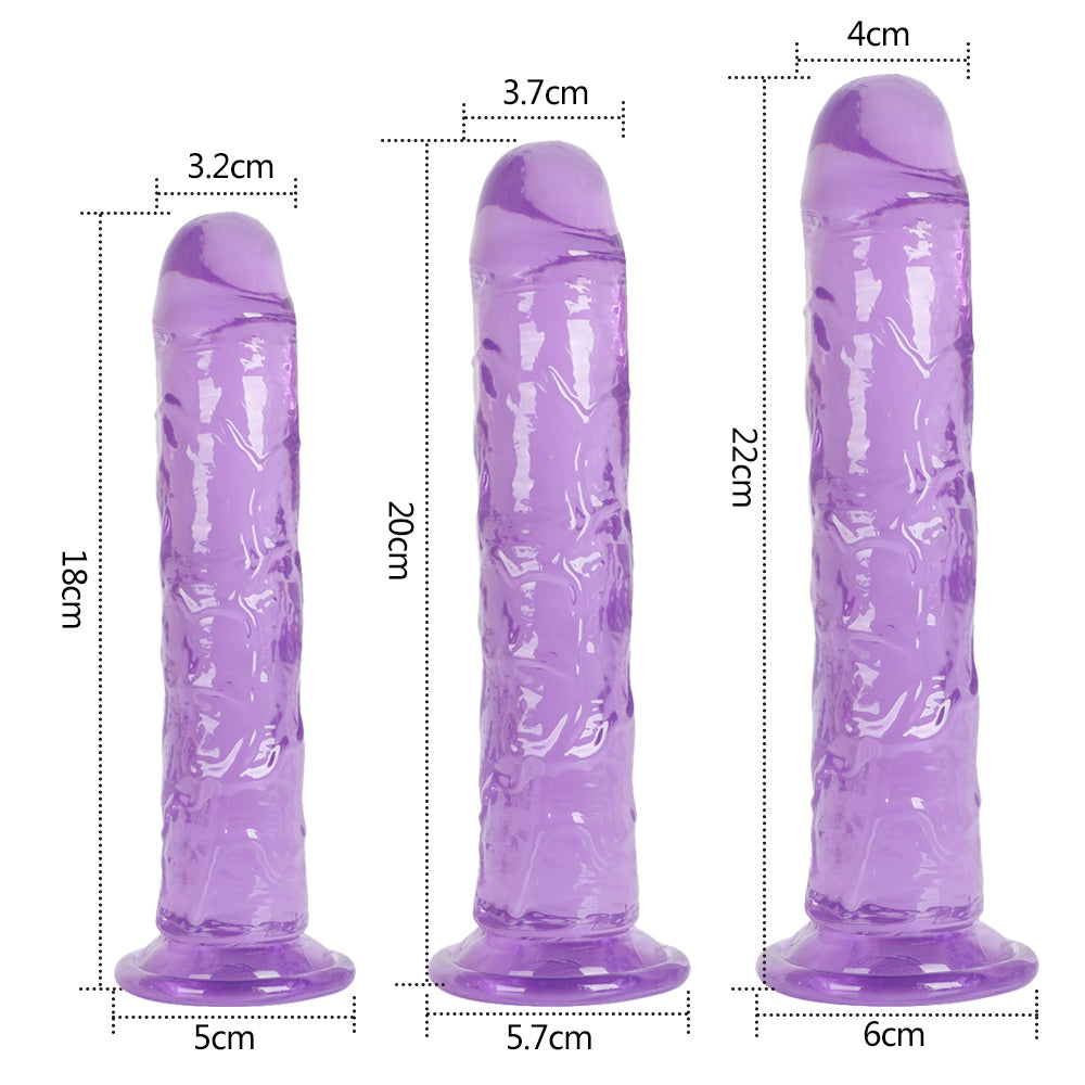 Sex Toys for Woman Erotic Soft Jelly Dildo Anal Butt Plug Realistic Penis Strong Suction Cup Dick Toy for Adult G-spot Orgasm pic