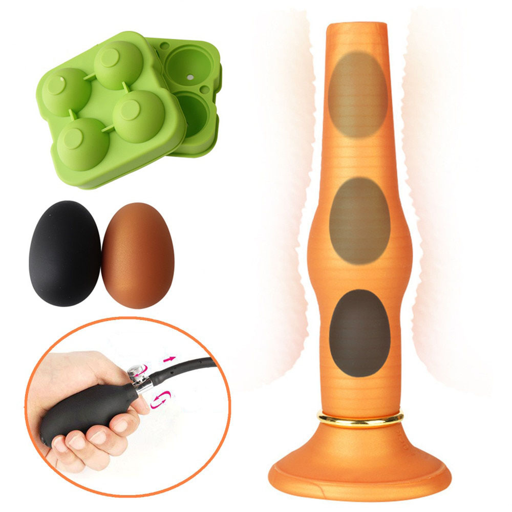 Big Silicone Inflatable Anal Plug Laying Egg Dildo Thrusting Prostate  Massager Large Buttplug Sex Toys for Men Women Adult Games - The Best Sex  Doll | Realistic Sex Dolls Prices start at