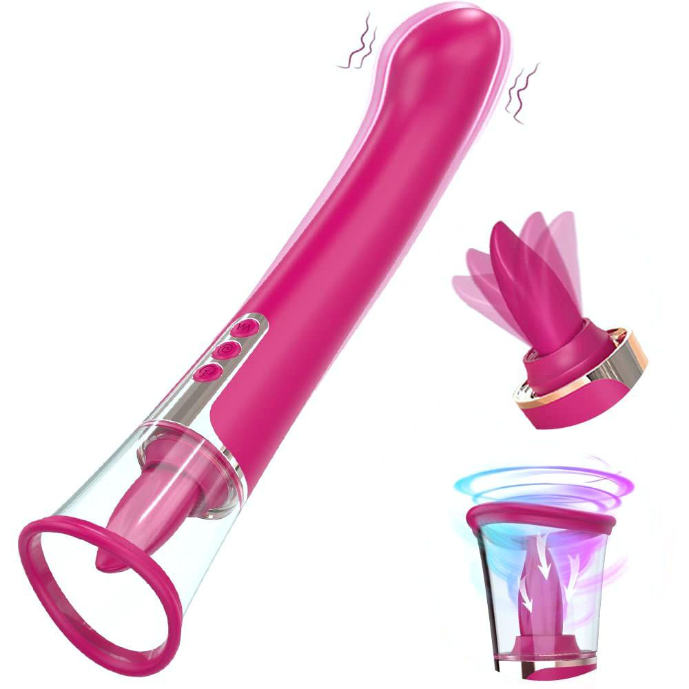 Soft Tongue Licking Vibrator for Women G spot Clitoral Stimulator Vagina Sucking Blowjob Orgasm Masturbator Adult Toys